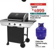 Leroy Merlin Megamaster crusade gas braai 3 burner 81477387 offer