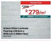 Leroy Merlin Artens hilton laminate flooring l128.6cm x w19.4cm (1.996 sqm/box) 81477243-per sqm offer