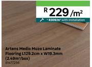 Leroy Merlin Artens medio muzo laminate flooring l129.2cm x w19.3mm (2.49 sqm/box) 81477256-per sqm offer