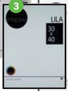 Leroy Merlin Inspire lila picture frame (black) 30 x 40cm 81434440 offer