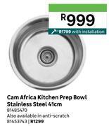 Leroy Merlin Cam africa kitchen prep bowl stainless steel 41cm 81485470 offer