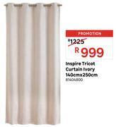 Inspire tricot curtain (ivory) 140cm x 250cm 81404800