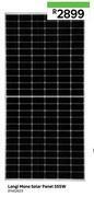 Leroy Merlin Longi mono solar panel 555w 81482623 offer