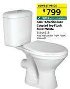 Leroy Merlin Solo tamarin close coupled top flush toilet (white) 81444612 offer