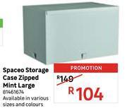 Leroy Merlin Spaceo storage case zipped mint (large) 81461674 offer