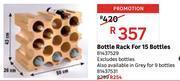 Leroy Merlin Bottle rack for 15 bottles 81437529 offer