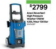 Leroy Merlin Anovi reverberi high pressure washer 1700w 420l/hour 130 bar 81474387 offer