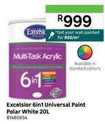 Excelsior 6 in 1 universal paint polar white 81480854-20l