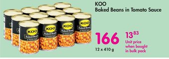 Makro KOO Baked Beans in Tomato Sauce offer