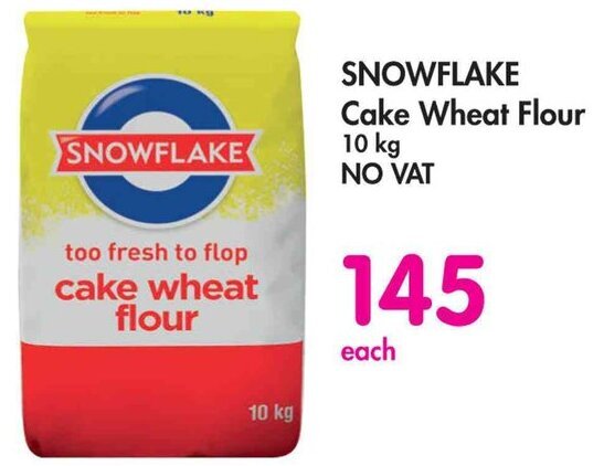 Snowflake Cake Wheat Flour 10 Kg Offer At Makro 6374