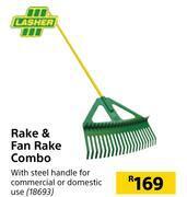 Builders Warehouse Lasher rake & fan rake combo offer