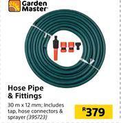Builders Warehouse Garden master hose pipe & fittings offer