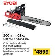 Builders Warehouse Ryobi 500mm 62cc petrol chainsaw offer