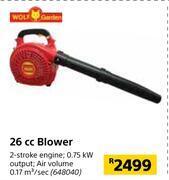 Builders Warehouse Wolf garden 26cc blower offer