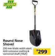 Builders Warehouse Lasher round nose shovel offer