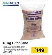Builders Warehouse Blue chem 40kg filter sand offer