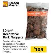 Builders Warehouse Garden master 30 dm3 decorative bark nuggets offer
