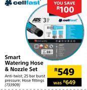 Builders Warehouse Cellfast smart watering hose & nozzle set offer