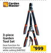 Builders Warehouse Garden master 3 piece garden tool set offer