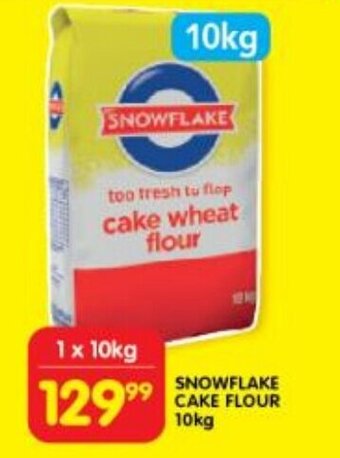 Shoprite SNOWFLAKE CAKE FLOUR 10kg offer
