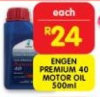 Shoprite ENGEN PREMIUM 40 MOTOR OIL 500ml offer
