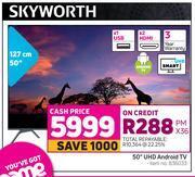 Game Skyworth 50(127cm) uhd android tv offer