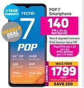 Game Tecno pop 7 smartphone-each offer