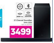 Game Samsung 2.1 channel soundbar hw-c450 offer