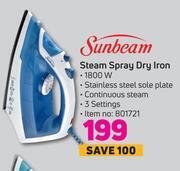 Game Sunbeam steam spray dry iron offer