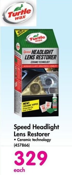 Speed Headlight Lens Restorer