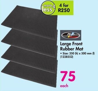 Makro Large Front Rubber Mat offer