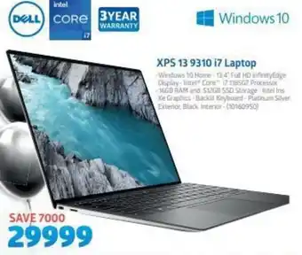 Incredible Connection Dell XPS 13 9310 i7 Laptop offer