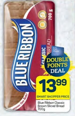 Pick n Pay Blue Ribbon Classic Brown Sliced Bread 700g offer