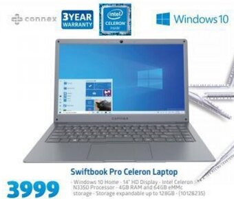 Incredible Connection Connex Swiftbook Pro Celeron Laptop offer