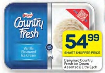 Dairymaid Country Fresh Ice Cream Assorted 2 Litre Each