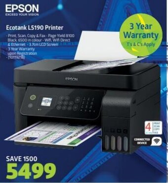 Incredible Connection Epson EcoTank L5190 Printer offer