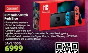 Nintendo Switch Red/Blue
