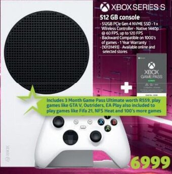 Incredible Connection XBOX Series S 512GB Console offer