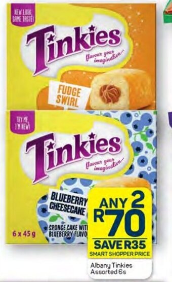 Pick n Pay Albany Tinkies Assorted 6s offer