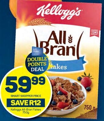 Pick n Pay Kelloggs All-Bran Flakes 750g offer