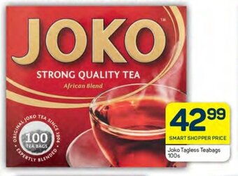 Pick n Pay Joko Tagless Teabags 100s offer
