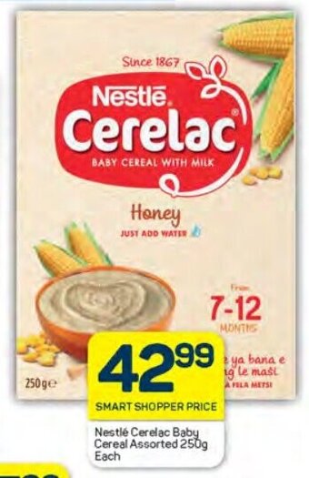 Pick n Pay Nestlé Cerelac Baby Cereal Assorted 250g Each offer