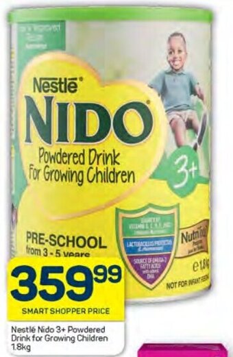 Pick n Pay Nestlé Nido 3+ Powdered Drink for Growing Children 1.8kg offer