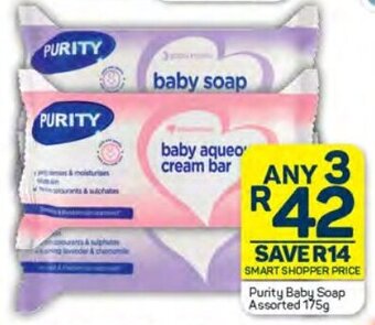 Pick n Pay Purity Baby Soap Assorted 175g offer