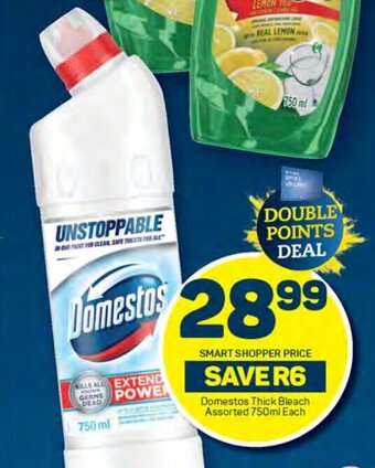 Pick n Pay Domestos Thick Bleach Assorted 750ml Each offer
