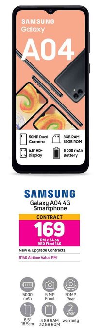 Game SAMSUNG Galaxy A04 4G Smartphone offer