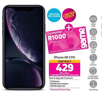 Game iPhone XR CPO offer