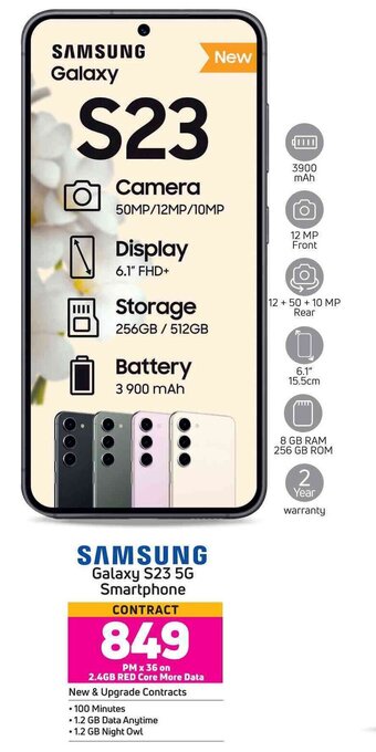 Game SAMSUNG Galaxy S23 5G Smartphone offer