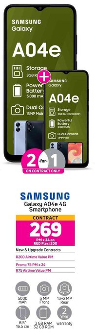 Game SAMSUNG Galaxy A04e 4G Smartphone offer