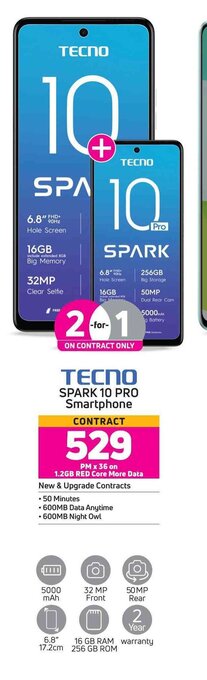 Game TECNO SPARK 10 PRO Smartphone offer